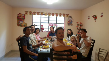 Perù - Yungay - Famille de Diego et Feliz aňo